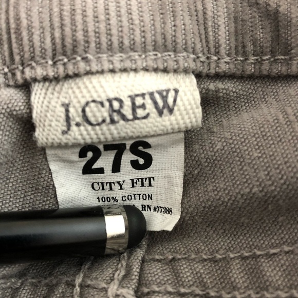 J. Crew gray skinny leg corduroy pants - Picture 5 of 5